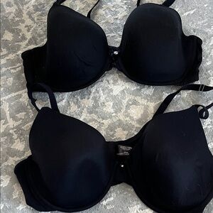 2 Black bras
